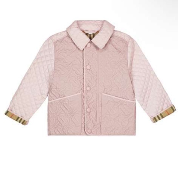 Burberry Other - Burberry Pink Quilted Kids Raincoat